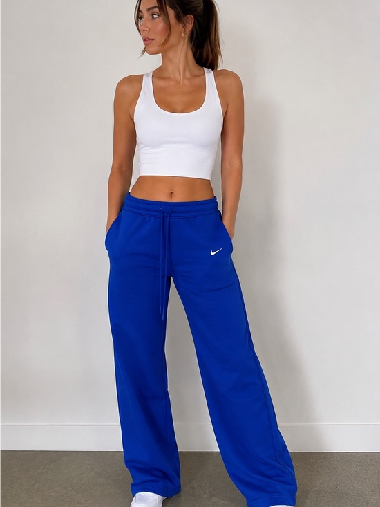 Nike Pants - Nike Dri-FIT Women’s Wide Leg Training Pants NWT Blue XXL